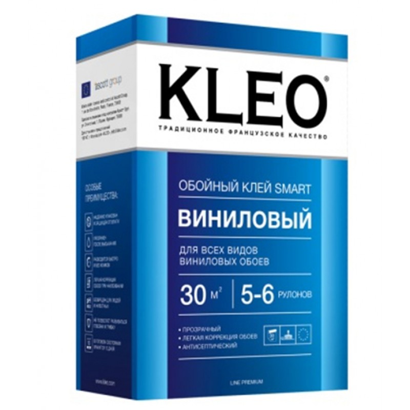  обойный Виниловый 0,15кг 5-6 рулонов KLEO  в Калуге