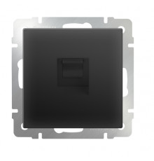 Телефонная розетка RJ-11 WL08-RJ-11черный матовый)