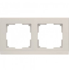 Рамка на 2 поста WL04-Frame-02-ivori/W0021803 (слоновая кость) Stark 050920