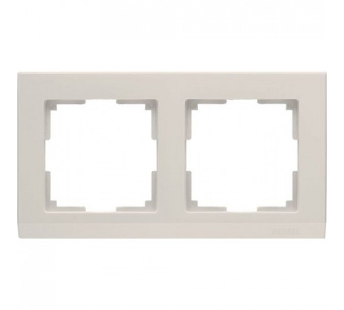 Рамка на 2 поста WL04-Frame-02-ivori/W0021803 (слоновая кость) Stark 050920