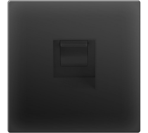 Розетка Ethernet RJ-45 WL08-RJ-45/W1181008 (черный матовый) 029859/051606