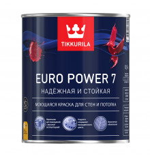 Краска Tikkurila воднодисперсионная латексная Euro 7 База С матовая 0,9л