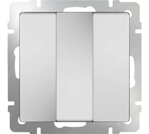 Выключатель 3-клавишный WL01-SW-3G (белый) 033749