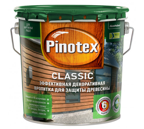 Пропитка Pinotex бесцветный 2,7л Пропитка Pinotex бесцветный 2,7л