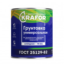 Грунт ГФ-021 серый 2,7кг KRAFOR