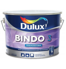 Краска Dulux воднодисперсионная Bindo 3 База BW глубокоматовая 10л / 9л