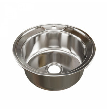 Мойка круг d 51  (0,6)  вып 3 1/2 MIXLINE 17 см с сифоном