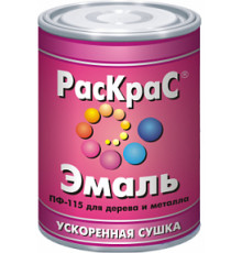 Эмаль ПФ-115 универс. св.зеленая 2,8кг РАСКРАС СТОП