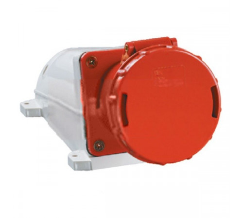 Розетка 134 стационарн. 3P-PE  63А 380В IP54