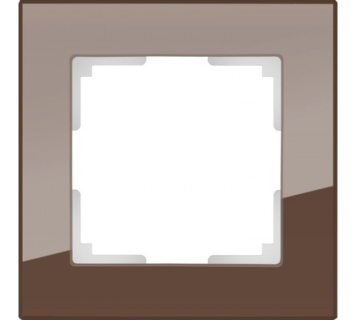 Рамка на 1 пост WL01-Frame-01 (мокко) Favorit 031792