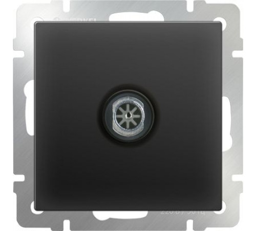 ТВ розетка оконечная WL08-TV (черный матовый) 029881