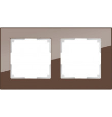 Рамка на 2 поста WL01-Frame-02 (мокко) Favorit 031793