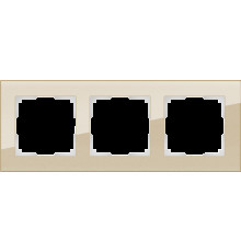 Рамка на 3 поста WL01-Frame-03 (шампань, стекло) Favorit а040872