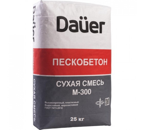 Пескобетон М-300 Дауер 25кг (48)