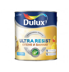 Краска Dulux воднодисперсионная Ultra Resist Kitchen&Bathroom для кухни и ванной БазаBW матовая 1л