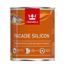 Краска Tikkurila Facade Silicon 2,7 л акриловая для фасадов и цоколей