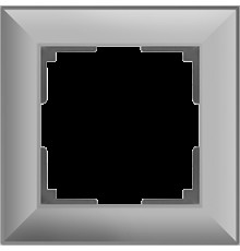 Рамка на 1 пост WL14-Frame-01 (серебряный) 038845 Fiore