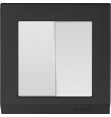 Рамка на 1 пост WL04-Frame-01-black/W0011808 (черный) Stark 029214/050908