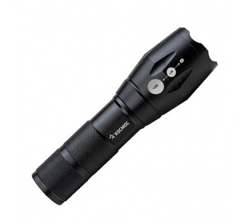 Фонарь Космос ручн. KosAl_5W(без акк.)1св/д Q5 5W.400lm.черн,алюм.774954