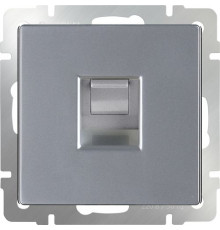 Телефонная розетка RJ-11 WL06-RJ-11 (серебряный)