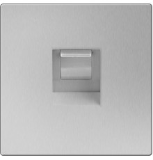 Розетка Ethernet RJ-45 WL06-RJ-45/W1181006 (серебряная) 029834/051501