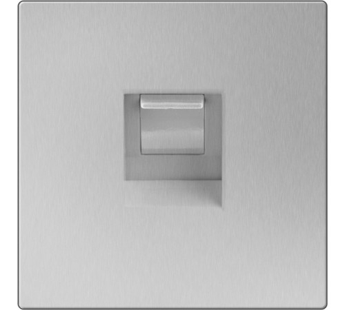 Розетка Ethernet RJ-45 WL06-RJ-45/W1181006 (серебряная) 029834/051501