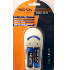 Зарядное устройство унив. Robiton R03/R06*2/4 (250mA) таймер откл. TF250-4 28090