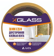 Лента клейкая двусторонняя ПП 38мм*25 88807/5283