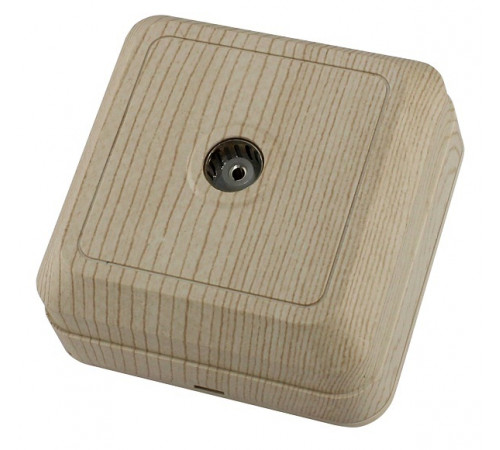 Розетка TV о/у  IP20, сосна TDM SQ1801-0058 СПЕЦЦЕНА