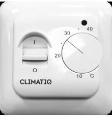 Терморегулятор механический CLIMAT IQ BT белый