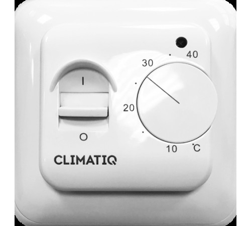 Терморегулятор механический CLIMAT IQ BT белый Терморегулятор механический CLIMAT IQ BT белый