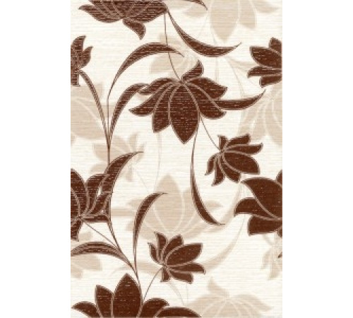 Декор Laura Flowers шоколадный 20*30 СТОП ЦЕНА