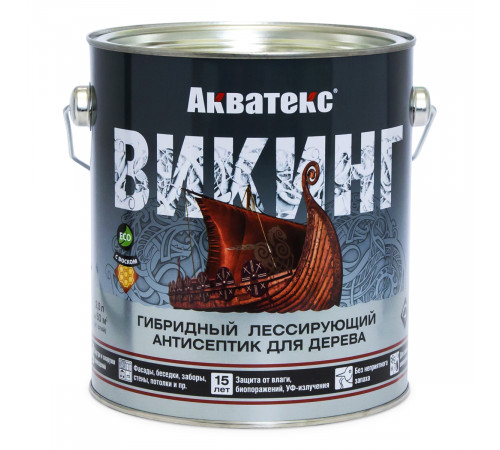 Антисептик Акватекс-Викинг белый 2,5л