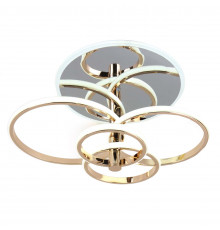 Люстра 10213/4 LED*84+24W Chrome/Gold