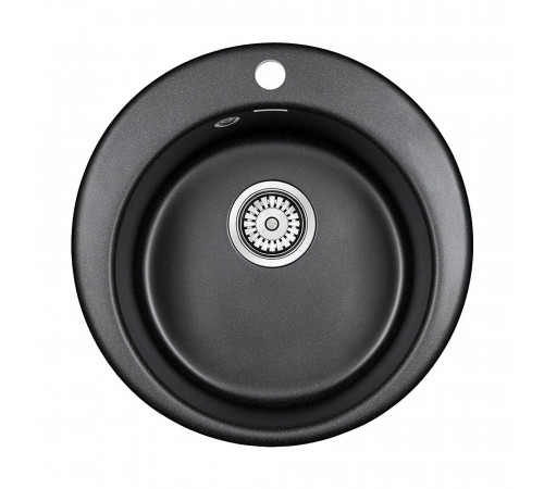 Мойка кварцевая GELEGEN PM404800-BL,черный D475мм Paulmark