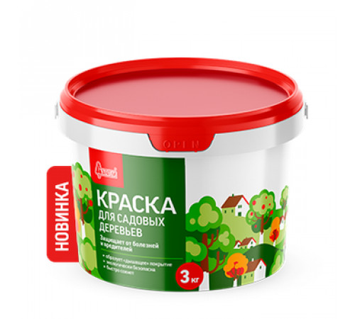 Краска для садовых деревьев 3кг СТАРАТЕЛИ Краска для садовых деревьев 3кг СТАРАТЕЛИ