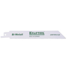 Пилка KRAFTOOL  эл/ножовки,Bi-Metall, по металлу,дереву,шаг 1,8-2,5,130мм 159705-u-13