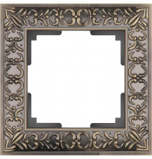 Рамка на 1 пост WL07-Frame-01 (бронза) Antik 029838