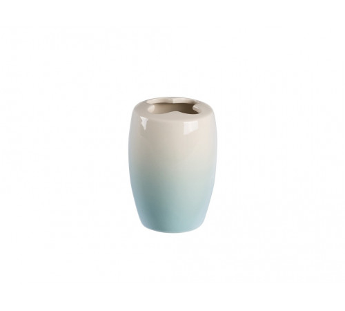 Стакан для зубных щеток с разделителем Ombre blue 860-23