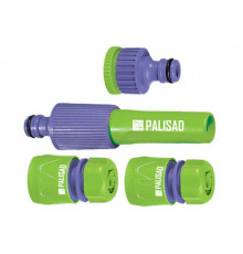 Набор для подключения шланга 3/4' (распылитель+3 адаптера) Palisad 65179