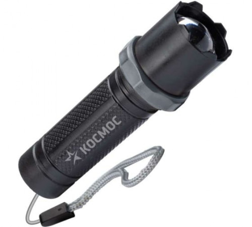 Фонарь ручной аккумуляторный KOS117Lith 1Вт LED/линза/зум/Li-ion 14500 450mAh/ABC-пластик/USB-шнур