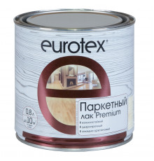 Лак паркетный EUROTEX Premium глянцевый 0,8л 