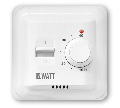 Терморегулятор механический IQ THERMOSTAT M слон.кость 3600Вт 10кОм Терморегулятор механический IQ THERMOSTAT M слон.кость 3600Вт 10кОм