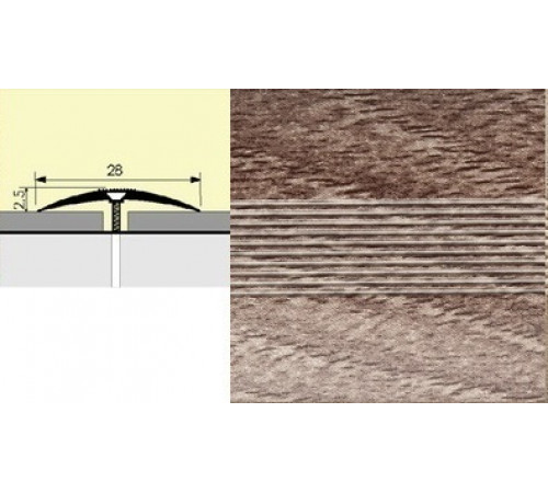 Порог-стык универсальный 28мм 0,9м Дуб Марсель (10 шт.в упак.)