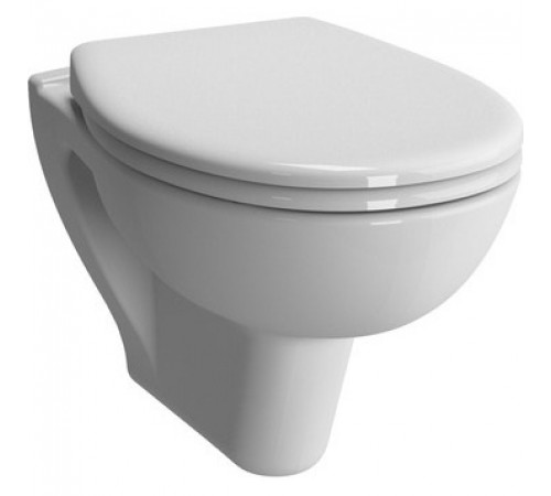 Унитаз подвесной S20 Vitra 7741B003-0075 безободковый +сиденье гл.52 см Унитаз подвесной S20 Vitra 7741B003-0075 безободковый +сиденье гл.52 см