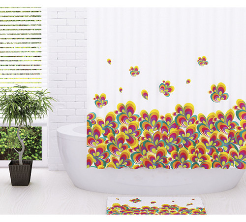 Шторка для ванной,полиэстер Leine SC-50101 WasserKRAFT 9062227 ( Ш/В)1800 х 2000 мм Шторка для ванной,полиэстер Leine SC-50101 WasserKRAFT 9062227 ( Ш/В)1800 х 2000 мм