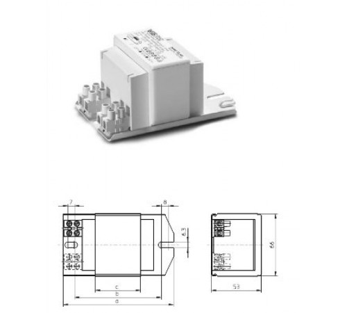 Дроссель для ДНАТ/МЛГ 70W 220V 50Hz Дроссель для ДНАТ/МЛГ 70W 220V 50Hz