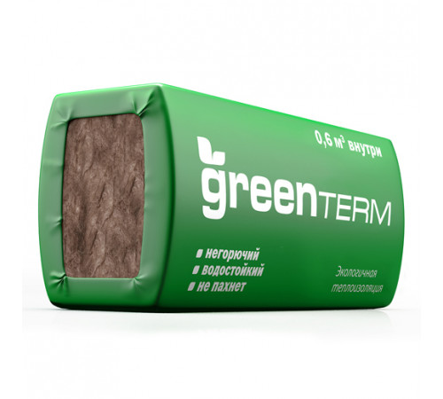 Утеплитель GreenTerm TS 037 Aquastatik 100*610*1230 (8шт,0,6м3/6м2 упак) KNAUF (36)  стоп