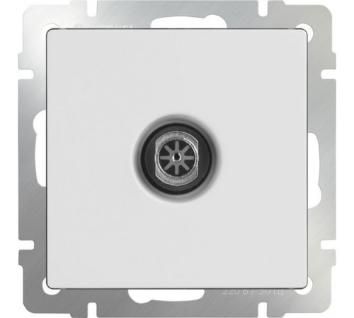 ТВ-розетка проходная WL01-TV-2W Werkel белая 033754