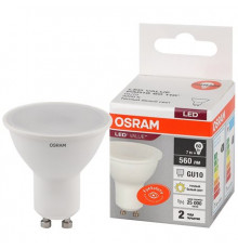 Лампа Osram светод. 7W GU10 3000K 560Лм спот LED VANCE 4058075581555/1586